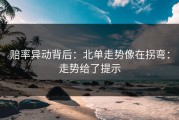 赔率异动背后：北单走势像在拐弯：走势给了提示